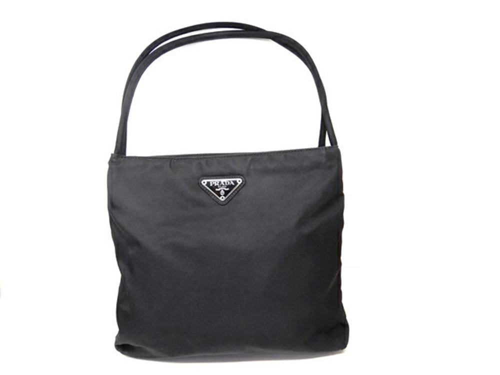 Prada Tote Tessuto Bag Black